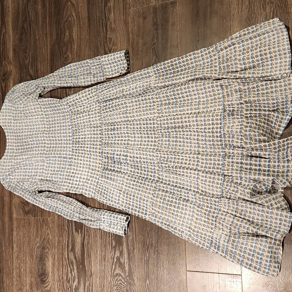 ❤️ HAMPTON HOUSE TIERED LONG SLEEVE MIDI DRESS, SMALL - Picture 9 of 11